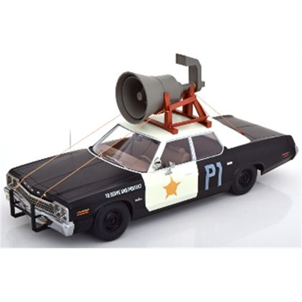 1:18 KK-Scale Dodge Monaco Bluesmobile look a like 1974 black/white 426069976399